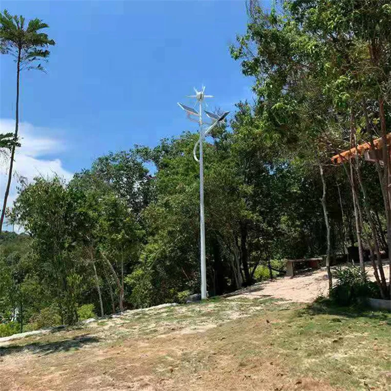 High Efficiency Wind Solar Light System Solar Wind Power Street Lamp