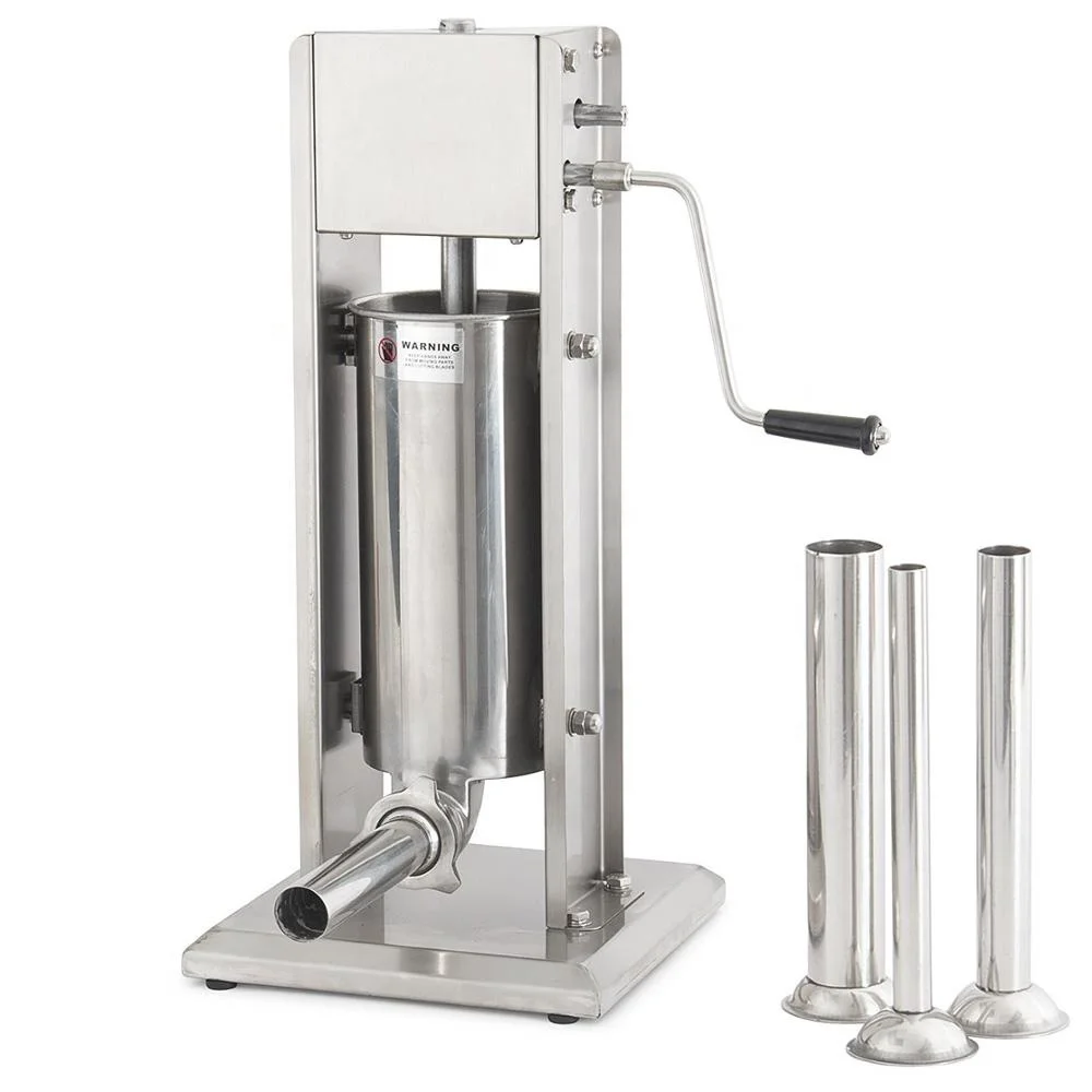 11lbs Manual Vertical Meat Sausage Filling Maker Stuffer