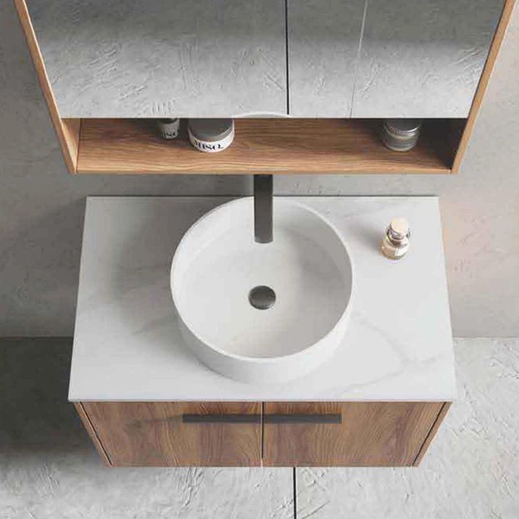 Modern hotel wall-mounted bathroom vanity cabinet dresser new design cabinet furniture details