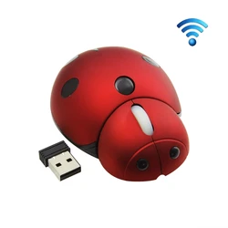Mouse Wireless A Forma Di Coccinella – Cute E Portatile Per Computer E Laptop