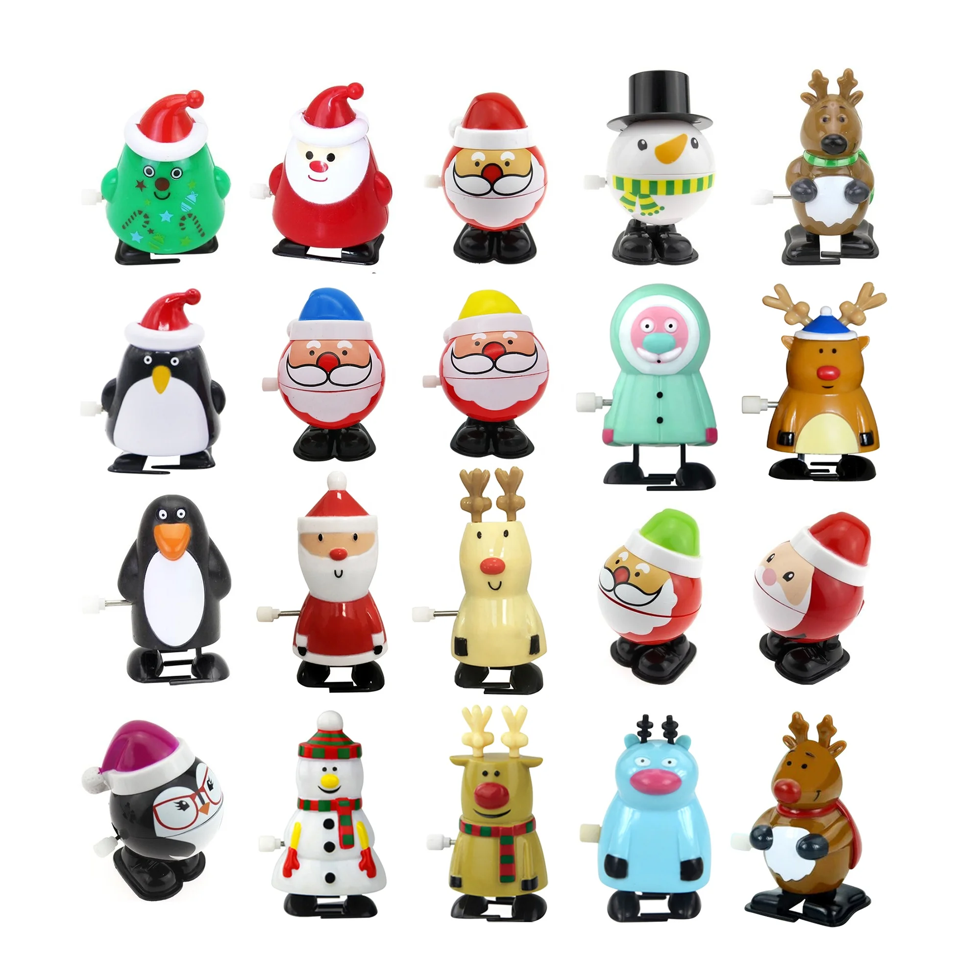Пластиковые заводные рождественские рекламные игрушки для