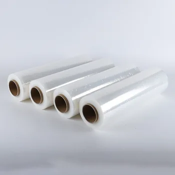 Wholesale Transparent Stretch PE Plastic Packaging Film Industrial Soft Hardness Food Grade Wrapping Film From Manufacturers