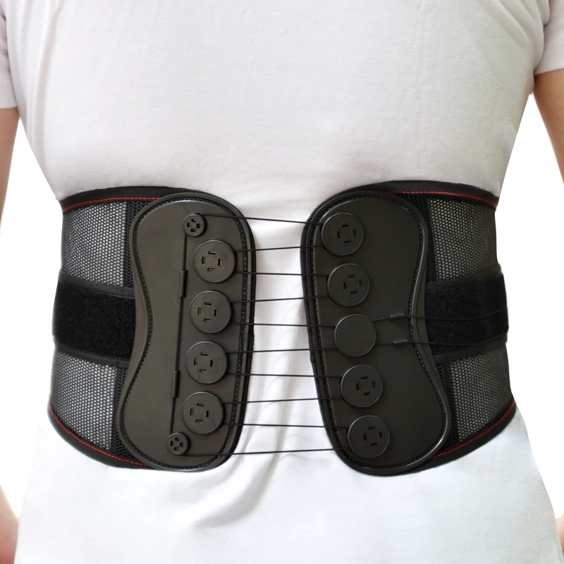 Adjustable Pull Drawstring Cord Pulley System Lumbar Waist Support Belt ...
