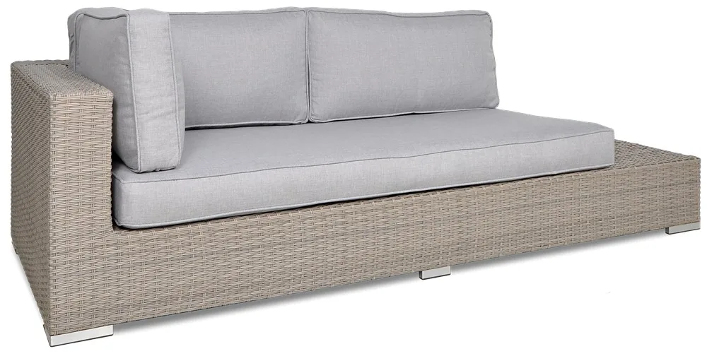 All Weather Luxury Wicker Rattan Garden Furniture Sale L Shaped Sofa