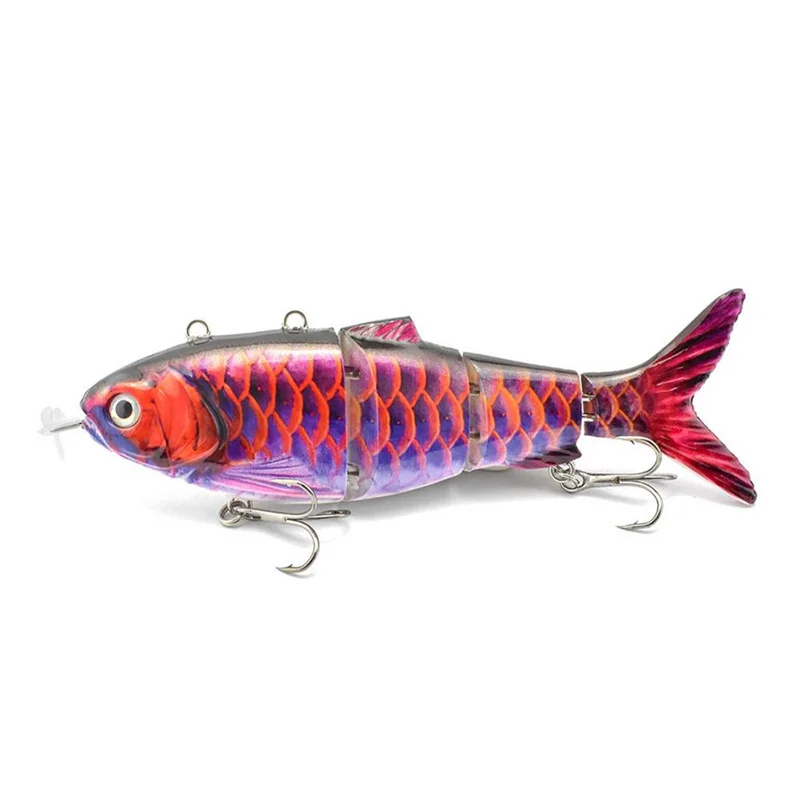 Robotic Fishing Lure USB Rechargeable Self Swimming Smart Lures Automatic  Electronic Fish Multi Joint Bait Handy