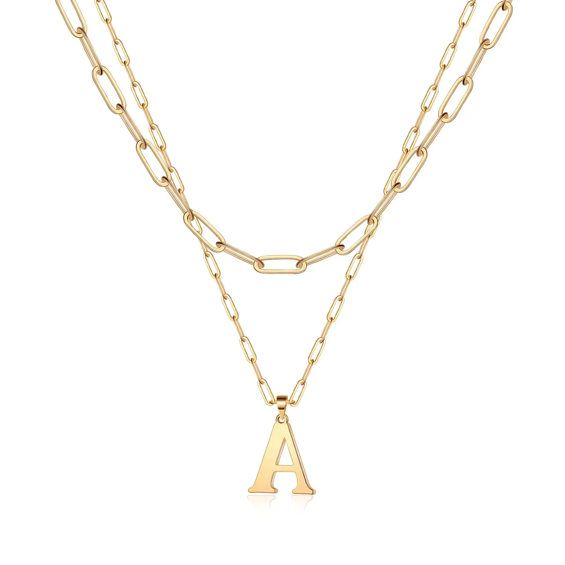 Customized Light Luxury Double Layer Chain Personalized Clip 26