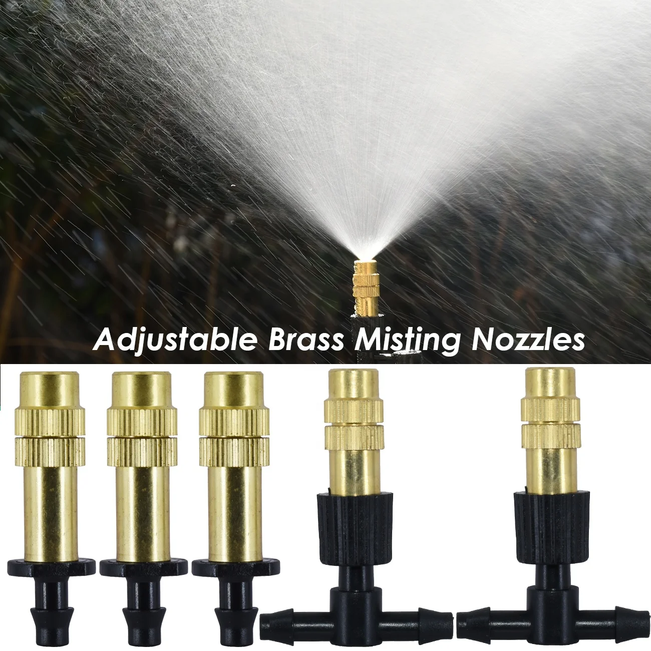 Automatic Watering System Kit Timer Controller DIY Mist Spray Cooling for Potted Plants Drip Irrigation Kit