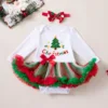 Set da 2 pezzi per albero di Natale bianco e verde