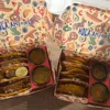 Caja personalizada para llevar con compartimento para salsa
