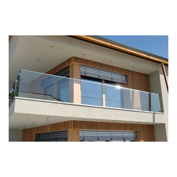 10mm tempered glass tempered Aluminum Glass Railing Profile