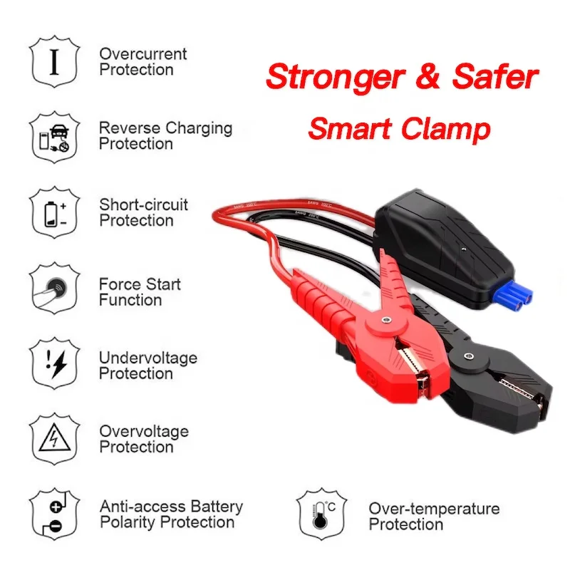Best Japanese Cigarette Lighter Smart Jump Starter Clamps 12v 32000mah