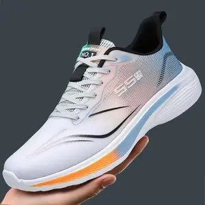 2026 New Men's Shoes Spring Height Increasing Summer Breathable Mesh Lightweight Sports Running Shoes Shock-absorbing Casual