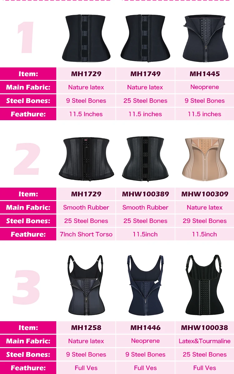 Nanbin Faja Colombian Slimming Girdle Women's Corset Entrenador De