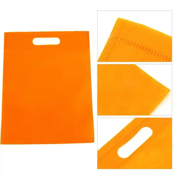 Wholesale Gift Promotional Non Woven Grocery Tote Bag Die Cut Ultrasonic Shopping PP Non Woven Bag