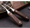 Shrimp thread knife (stainless steel walnut) silver