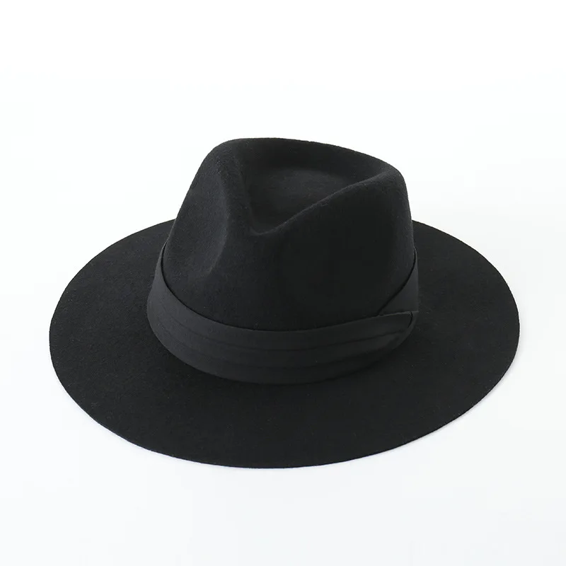 Men's Wool Felt Water Repellent Outback Fedora Hat