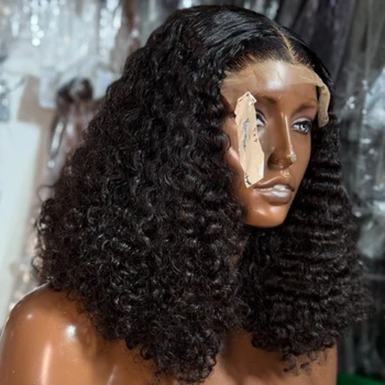 100% Raw Human Hair New Design Cheap 13x4 4x4 Part Human Hair Wig Natural Color Stock Wigs for Black Women