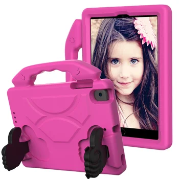 Children Safe Non-toxic EVA Hand Grip Stand Shockproof Silicone Cover For iPad Mini 1 2 3 4 5 7.9 inch Kids Tablet Case