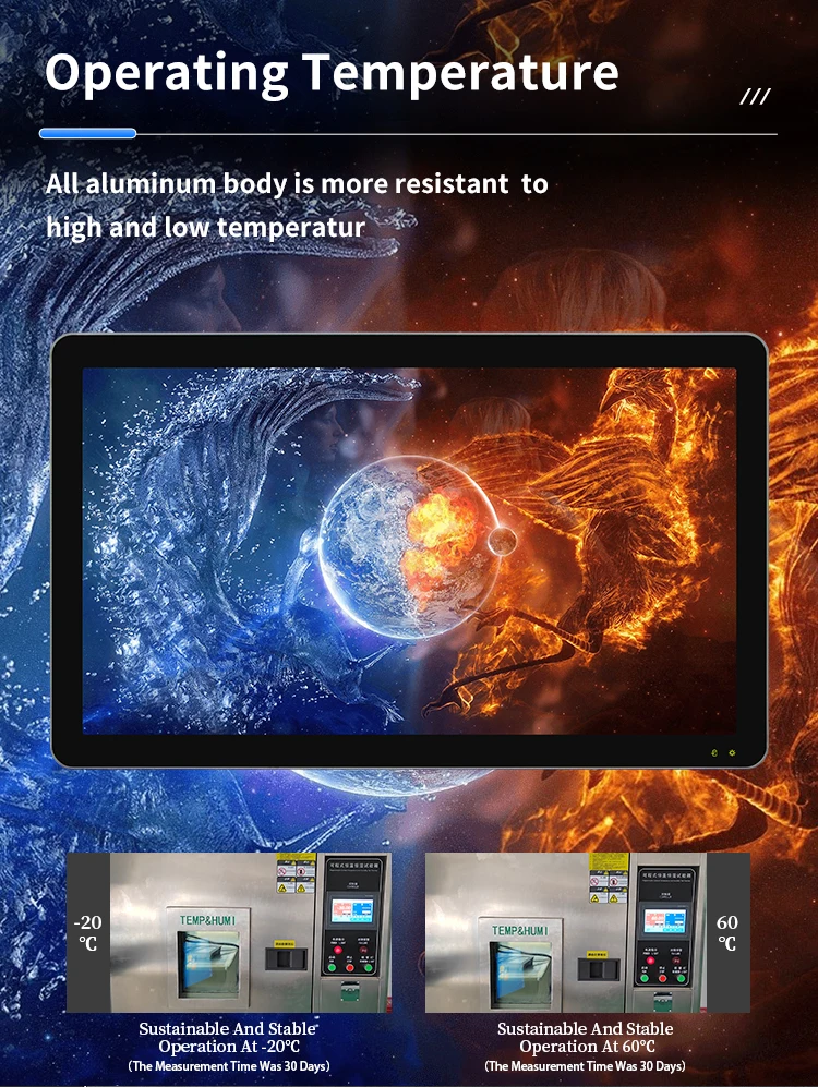 IP65 Rugged Industrial Touch Monitors - Fanless & Durable
