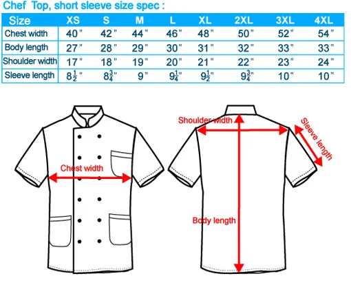 Short Sleeve Chef Jacket Stripe Kitchen Cook Coat Uniform for Food Industry Application