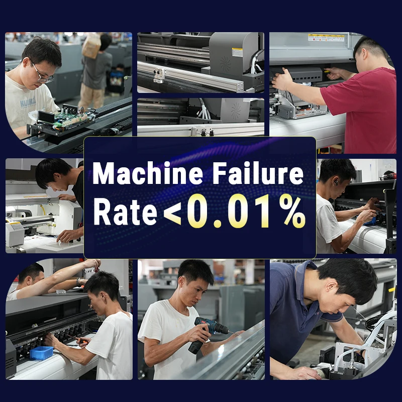 For Kingjet Automatic DTF Printer Machine Built-In Dryer Fast Production EU Voltage Compatible New Condition 1-Year Pigment Moto