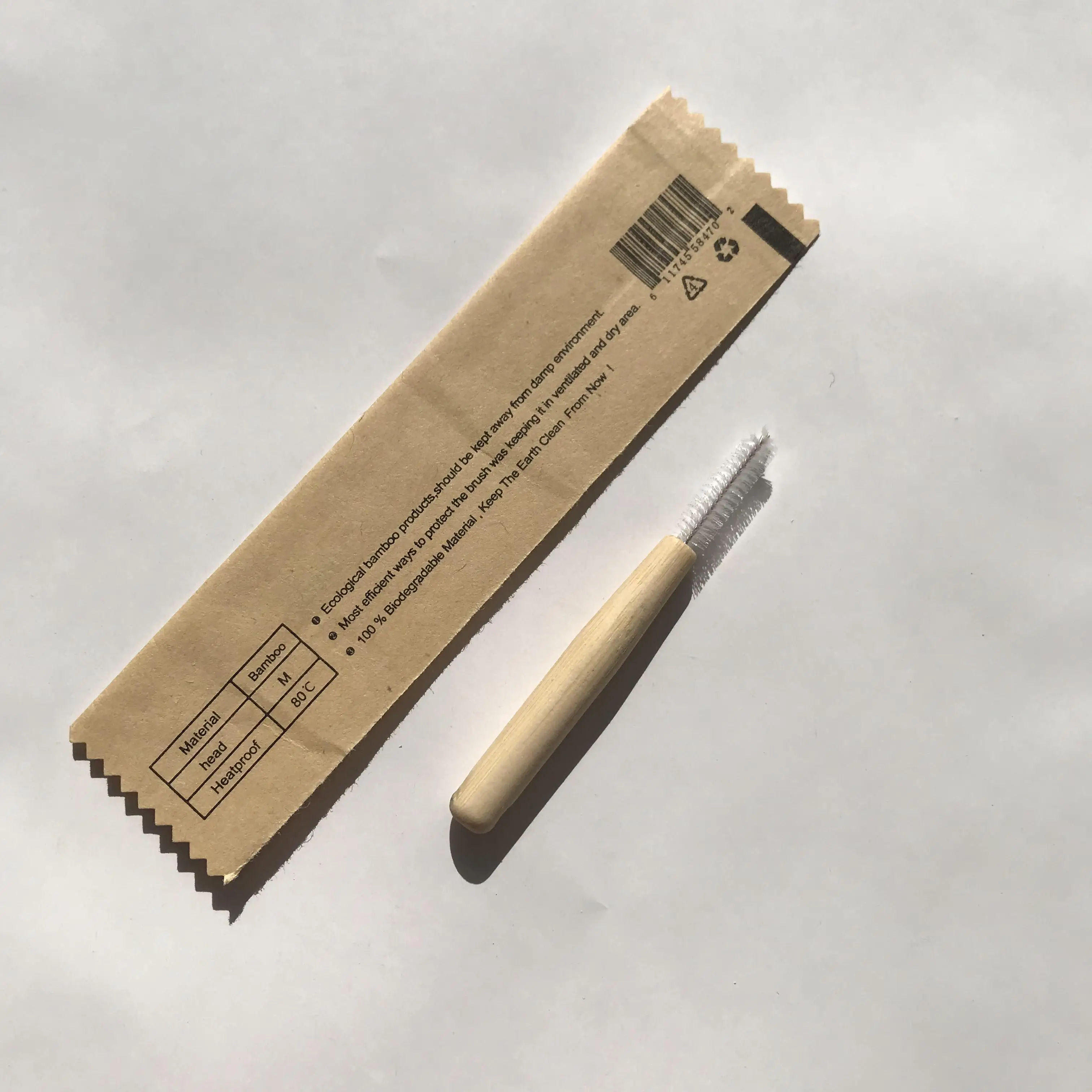 Многоразовая перерабатываемая 100% биоразлагаемая бамбуковая межзубная щетка
