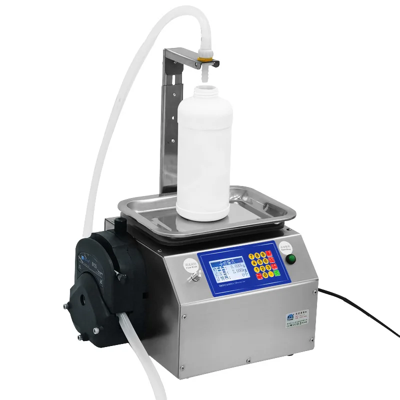 TEAK Single Head Magnetic Pump Food Oil Small Soda Bottle Alcohol Scale Bottle Water Can Manual Automatic Liquid Filling Machine