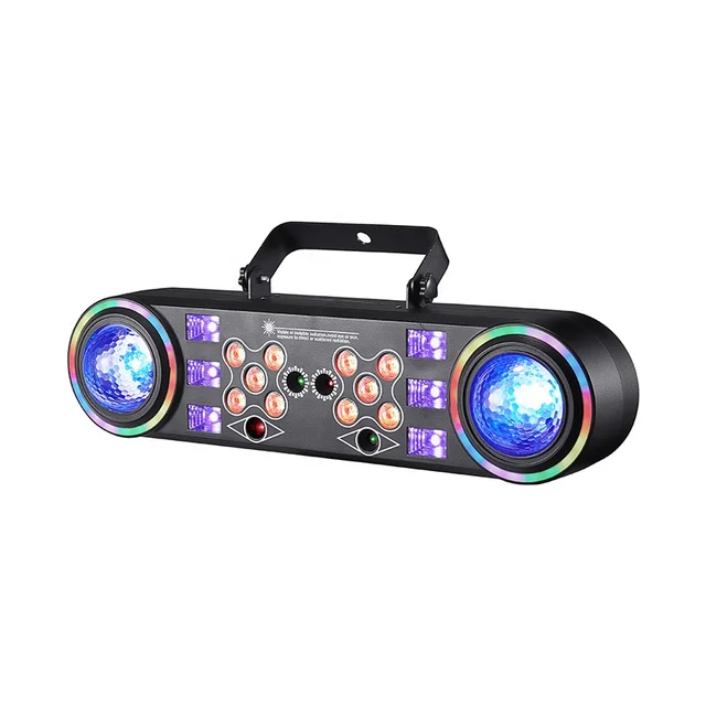 Dj Disco Lamp Mini Bracket Effect Lights Mobile Stage Lighting With Remote Control for Church Bar Wedding Ktv Nightclub Light