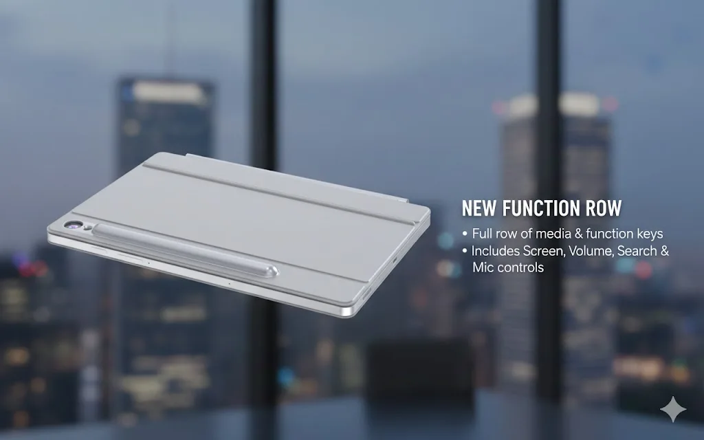 product laudtec second generation six row key design with stylus slot intelligently used for samsung bluetooth magic keyboard case-5