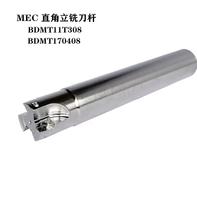 MEC Right Angle CNC End Mill Rod BDMT11T308 170408 Cutting Blade 16 20 25 32 Cutter Milling Holder  Kyocer a Type