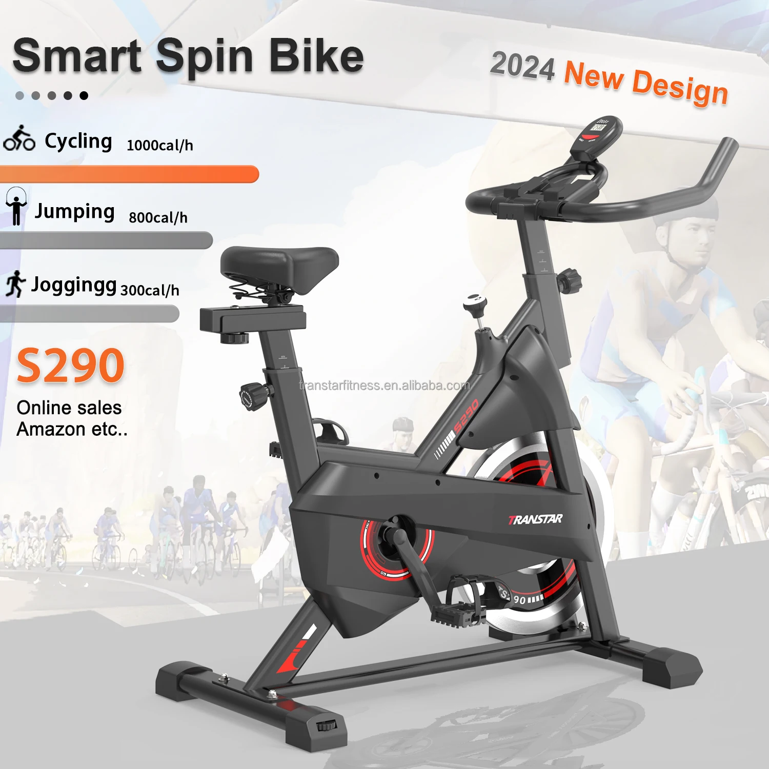 Fitness Amazon Bicicleta De Spinning New Style Indoor Bicycle