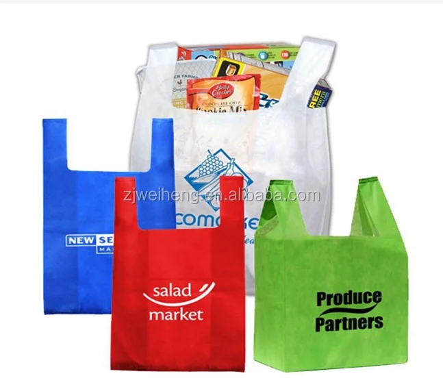 Heavy Duty Large Gift Bags Customized Cheap Price Reusable Eco Friendly Tote Bags Non Woven t Shirt Shopping Bag factory