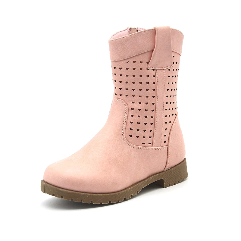 Детские кожаные bottes Femmes Chaussures pour enfants; Тайвань XIA Yu yao chaussure тянущейся ткани для детей