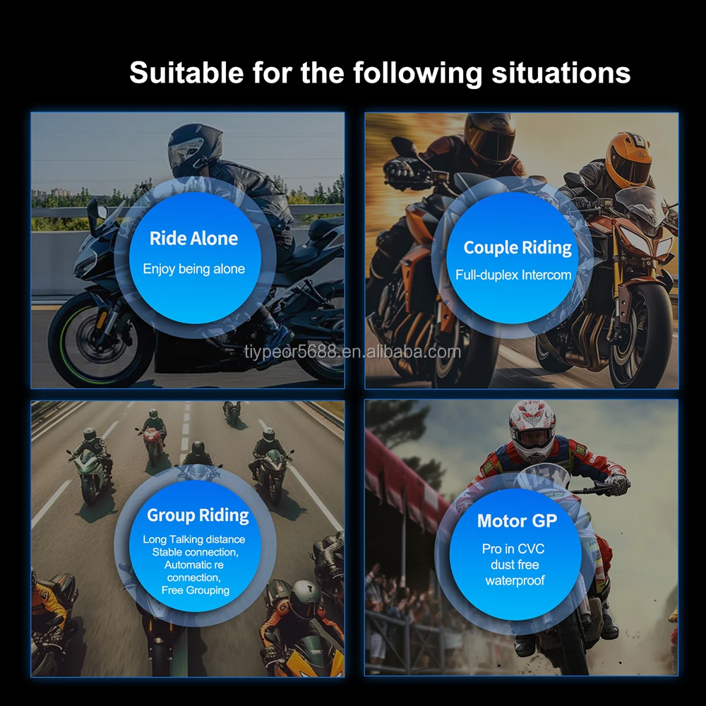 product tiypeor ejeas x10 mesh communication system full duplex motorbike helmets headset 10 riders motorcycle intercom-5