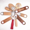 wood bottle opener
