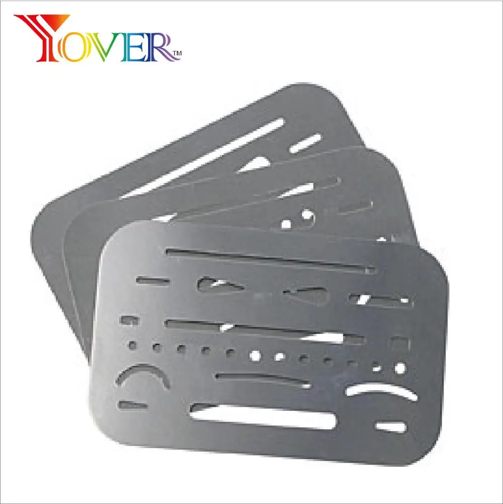 Art Accessory 26 Holes Metal Tool Erasing Shield