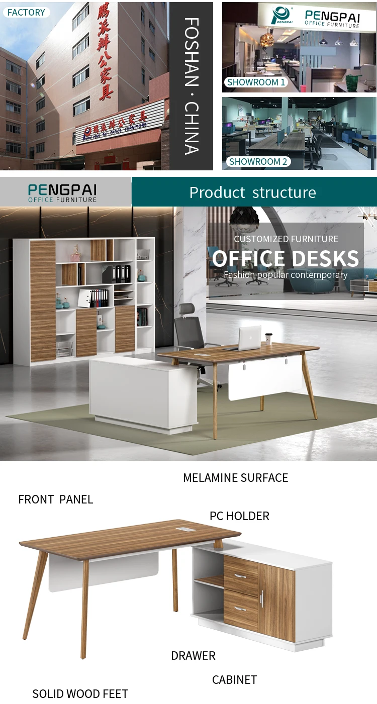 Custom design schoolroom writing table study table single office station office furniture set