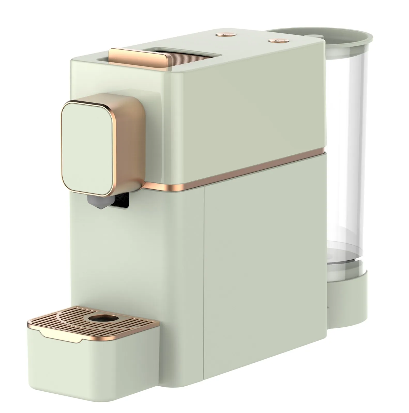 NC Compatible Automatic Espresso Coffee Machine Coffee Capsule Machine Electric Milk Frother Home Kitchen
