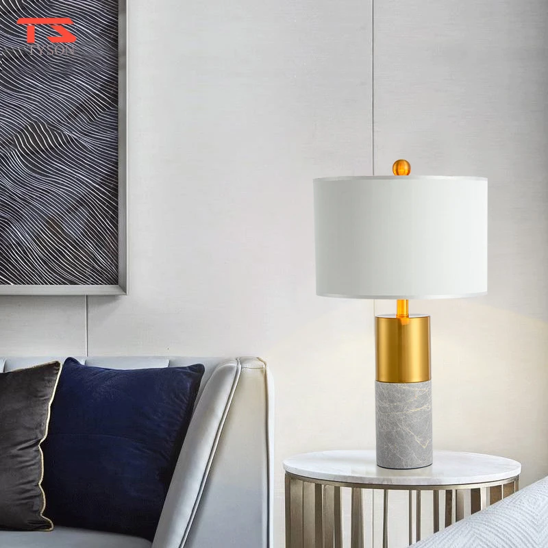 Modern Marble Base Light Table Desk Lamp Home Decorative Table Lamp Nordic Design