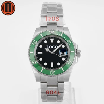 Free Shipping Customized 2813 Movement 904L Steel 40mm Automatic Men Wrist SUB Luxury 3A Watches