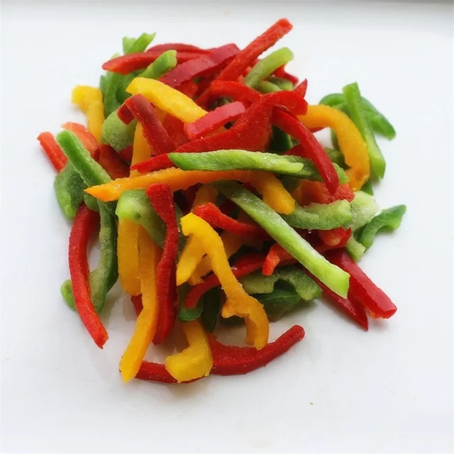 Factory Certified Quality Manufacture IQF Frozen 3-way Mixed Bell Peppers