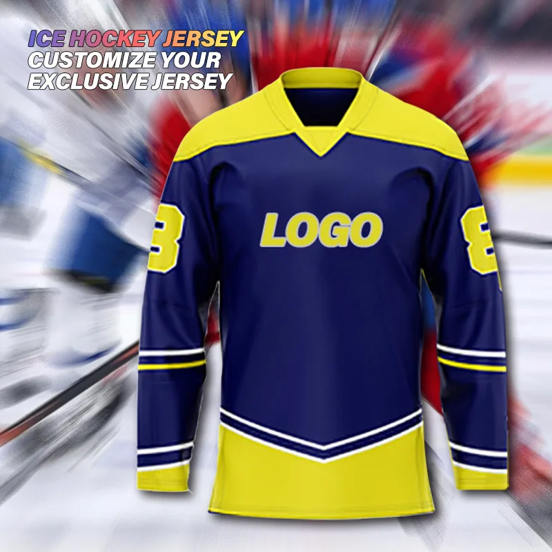 Wholesale Best Quality New Style Sublimated Ice Hockey Uniform