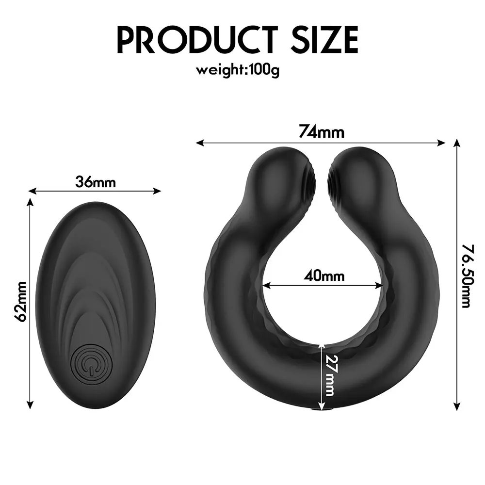 Latex Penis Ring Silicone Semen Cock Ring Penis Enlargement Delayed  Ejaculation Vibrators 10 Frequency Sex Toys for Men