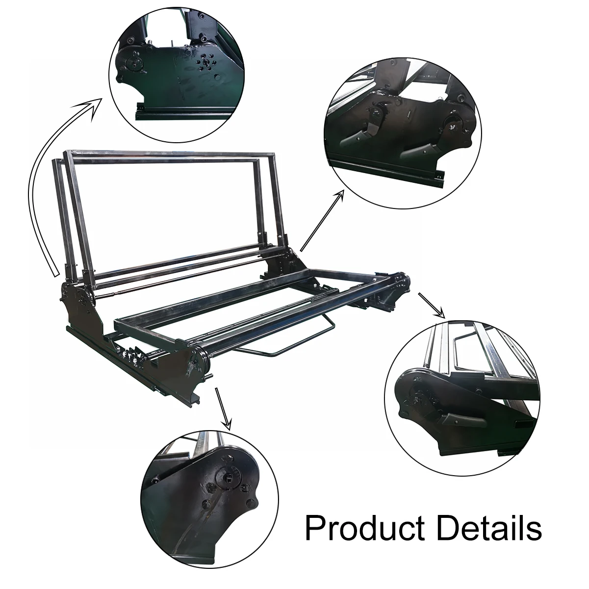 Manufacturer Customization Parts Backrest Reclining Mechanism Flat Bed