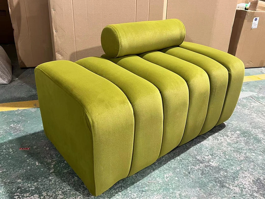 Atunus Accent Sofa Couches Velvet Ottoman Bench Seat Couch Home