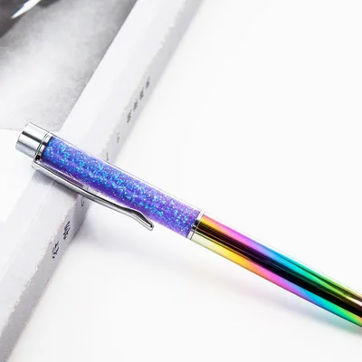 
New beautiful luxury custom twist metal crystal ball point pen on wholesale 