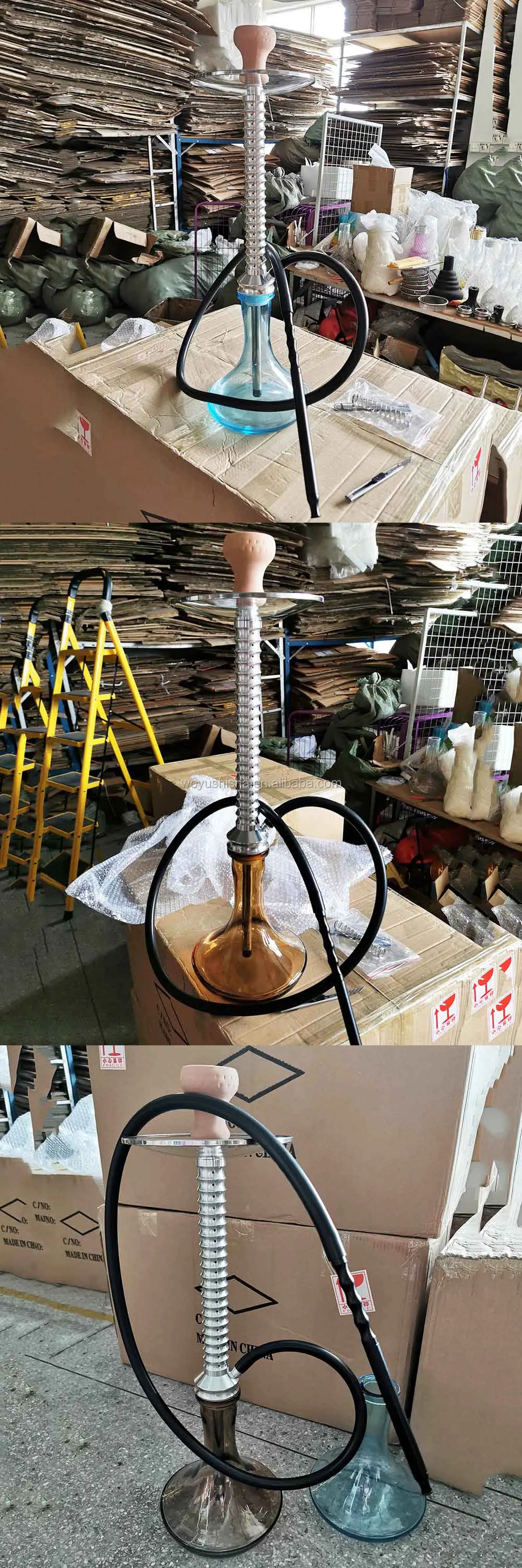 Multihole Shisha Special Hookah New Shisha Special Chicha Gold Tall