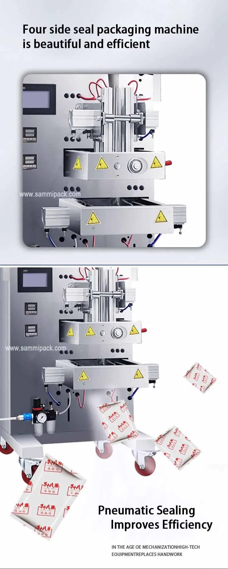 New Arrival Automatic 4 Side Seal Sachet Packing Machine Powder Multi Lane Filling Packing Machine for Milk Powder 5