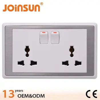 6 pin universal wall switch socket,power point with saa approval