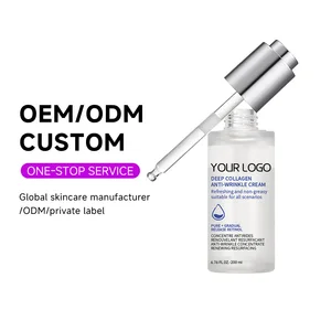 OEM ODM Hyaluronic Acid Black Spots Lotion Vitamin C E Face Skin Care Whitening Firming Facial  Deep-Collagen Anti-Wrinkle Cream